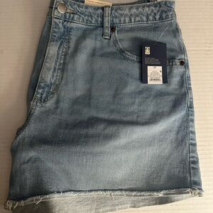 Light Blue Denim Skirt